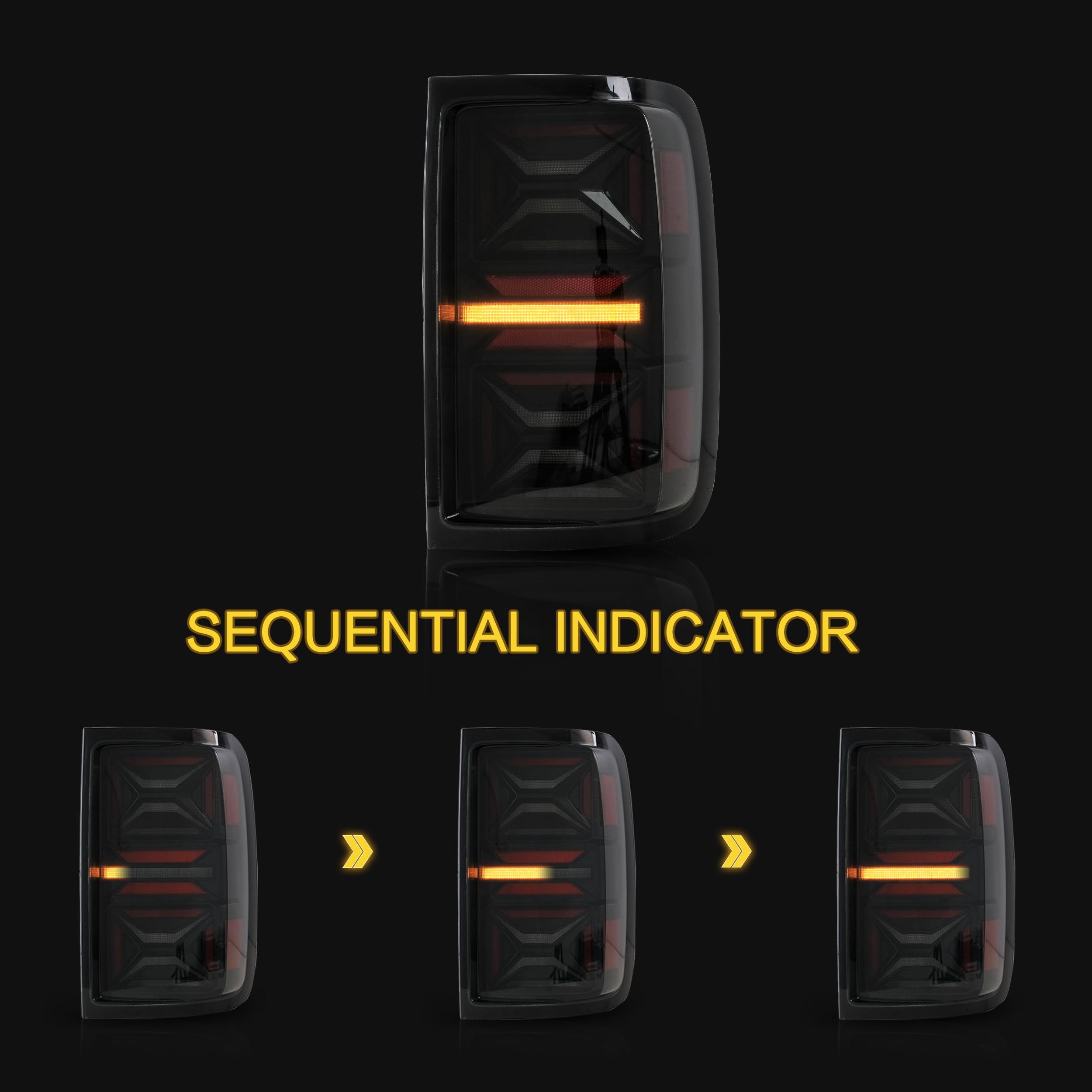 VLAND LED Tail Lights Compatible with Amk 2010-2021