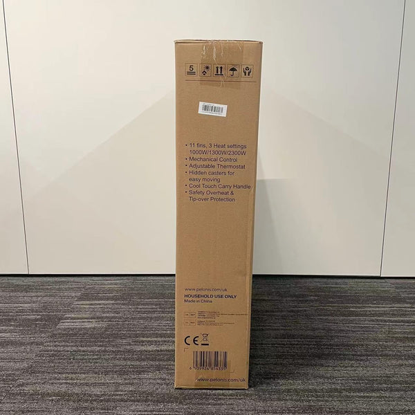 PELONIS Oil Filled Radiator with Adjustable Thermostat, Electric radiator with 3 Heat Settings, Adjustable Thermostat, Tip-Over & Overheat Protection, 11 Fin - Energy Efficient - 2.3kW 215ft²