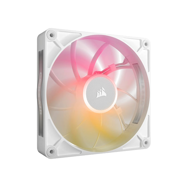 CORSAIR iCUE LINK RX120 MAX RGB 120mm PWM Thick Fans with iCUE LINK System Hub – High-Static Pressure – Magnetic Dome Bearing – Triple Pack – White