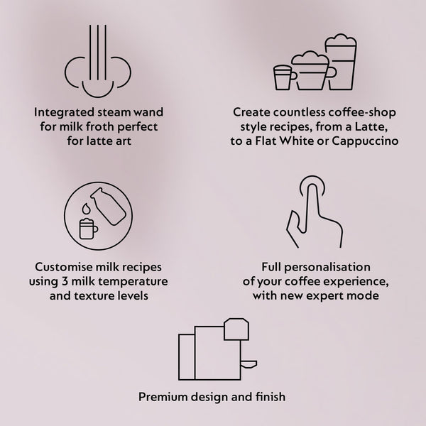 Nespresso - Vertuo Creatista Capsule Coffee Machine with Milk Frother Wand for Cappuccino, Flat White and Espresso by Sage, Brushed Stainless Steel