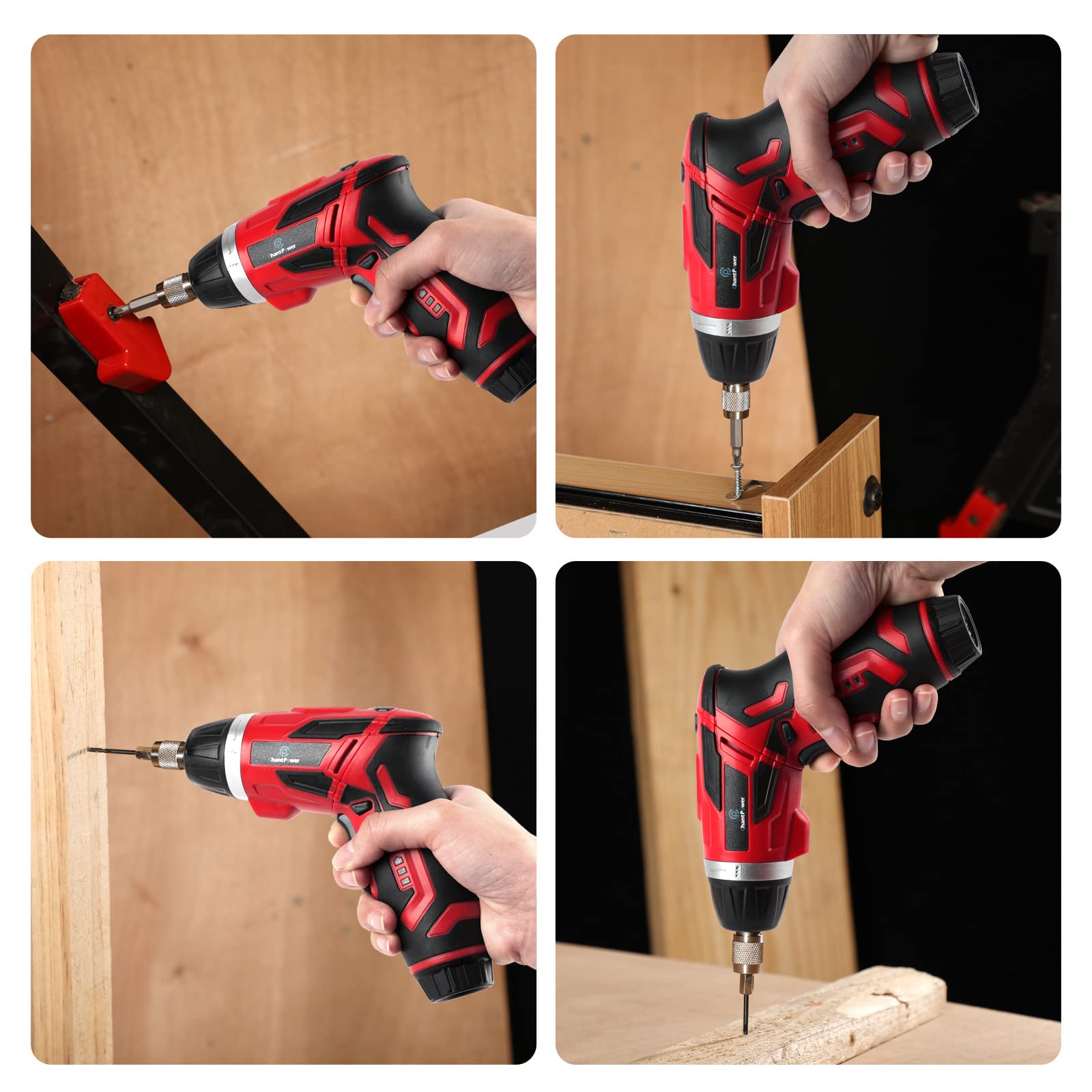 C P CHANTPOWER Drill Bit Sets and Screwdriver Bit Sets with Case for Drilling Wood, Plastic, Soft Metal, 41 Pieces