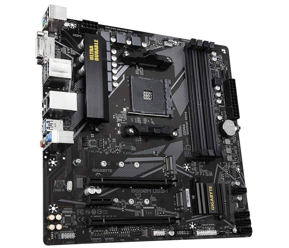 Gigabyte B550 AORUS ELITE V2 Motherboard - Supports AMD Ryzen 5000 Series AM4 CPUs, 12+2 Phases Digital Twin Power Design, up to 4733MHz DDR4 (OC), 2xPCIe 3.0 M.2, 2.5GbE LAN, USB 3.2 Gen1