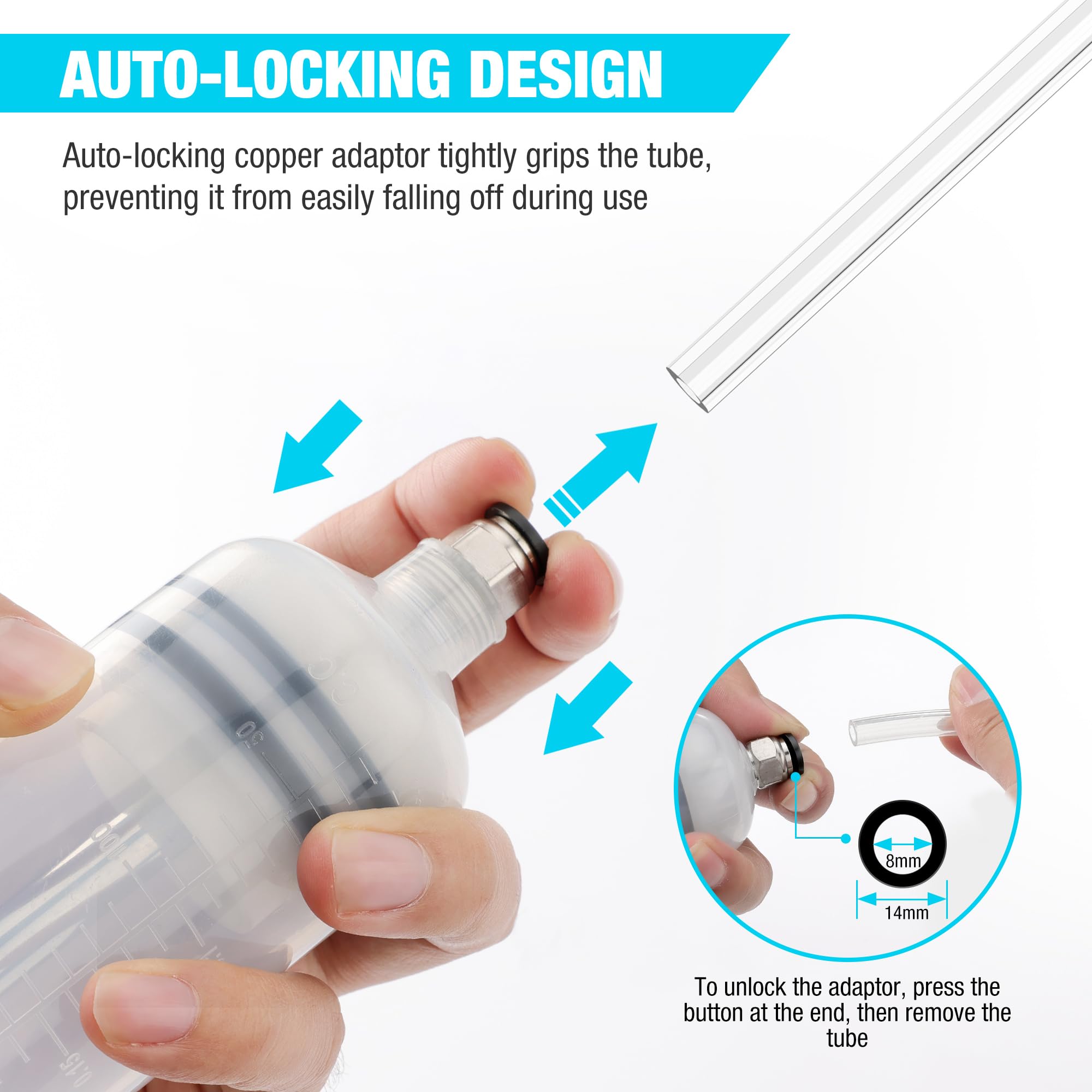 DURATECH 200cc Engine Oil Extractor Fluid Suction Pump| Keeps Engine Bay Clean with Oil Syringe | Oil Syringe and Fluid Extractor Change Engine Oil Efficiently | Suction Pump for Variety Applications
