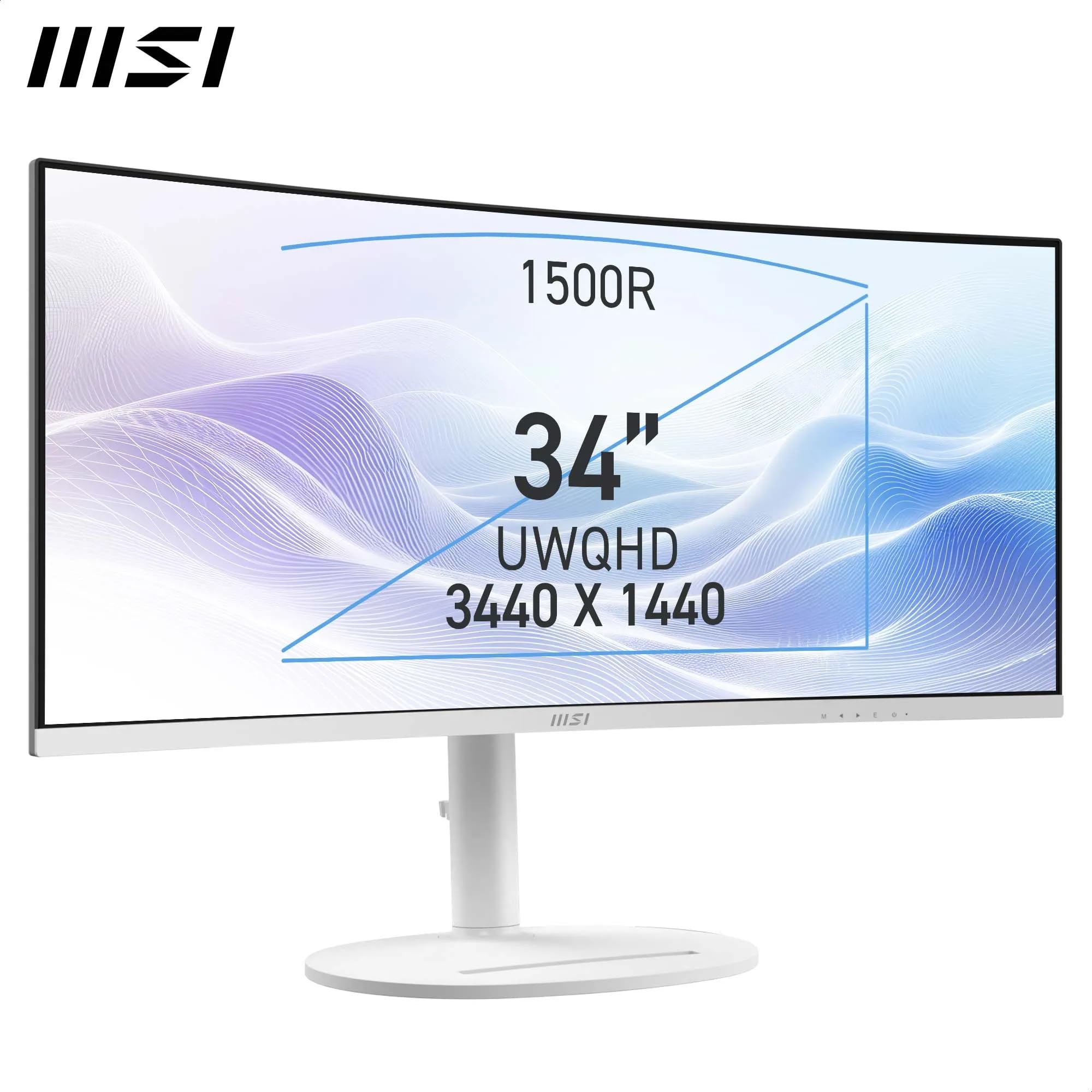 MSI PRO MP273QW E2 27 Inch WQHD Office Monitor - 2560 x 1440 IPS Panel, 100 Hz, Eye-Friendly Screen, Built-in Speakers, Tilt-Adjustable - HDMI 2.0b, DP (1.2a)