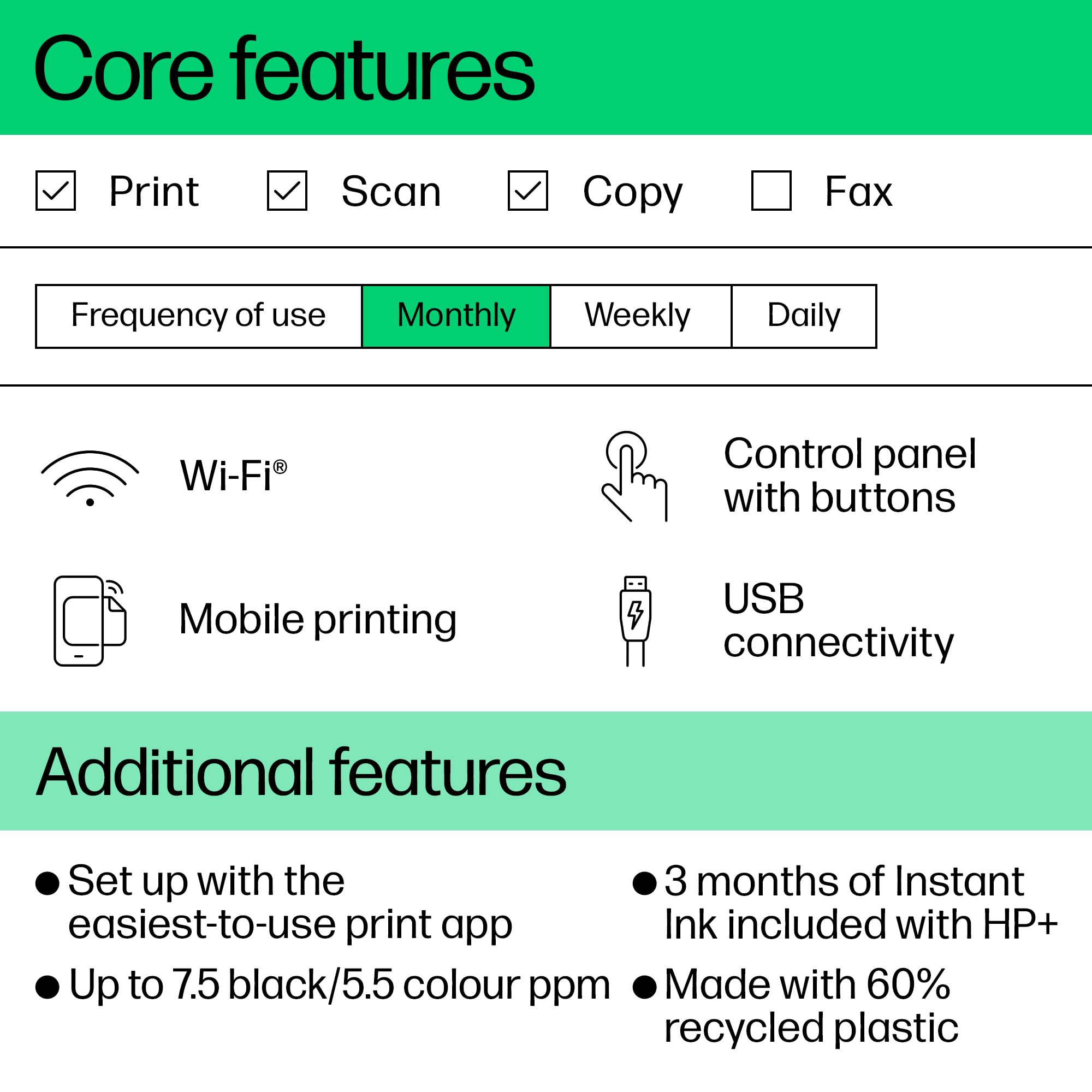 HP DeskJet 2820e All in One Printer | Perfect for Home | Colour | Wireless | Print, Scan & Copy | 5 Months of Instant Ink limited time only | Easy Setup & Reliable Wi-Fi| Cement