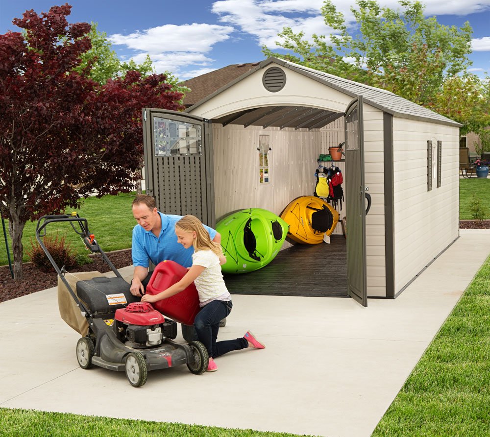 Lifetime 60282 Outdoor Storage Shed, 7 x 12 ft.