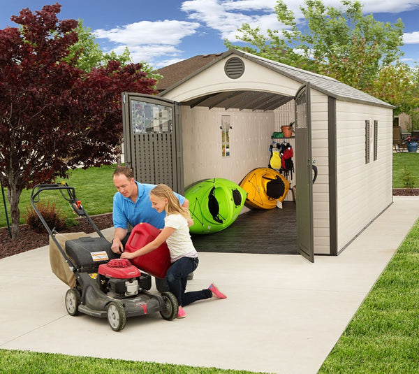 Lifetime 60282 Outdoor Storage Shed, 7 x 12 ft.