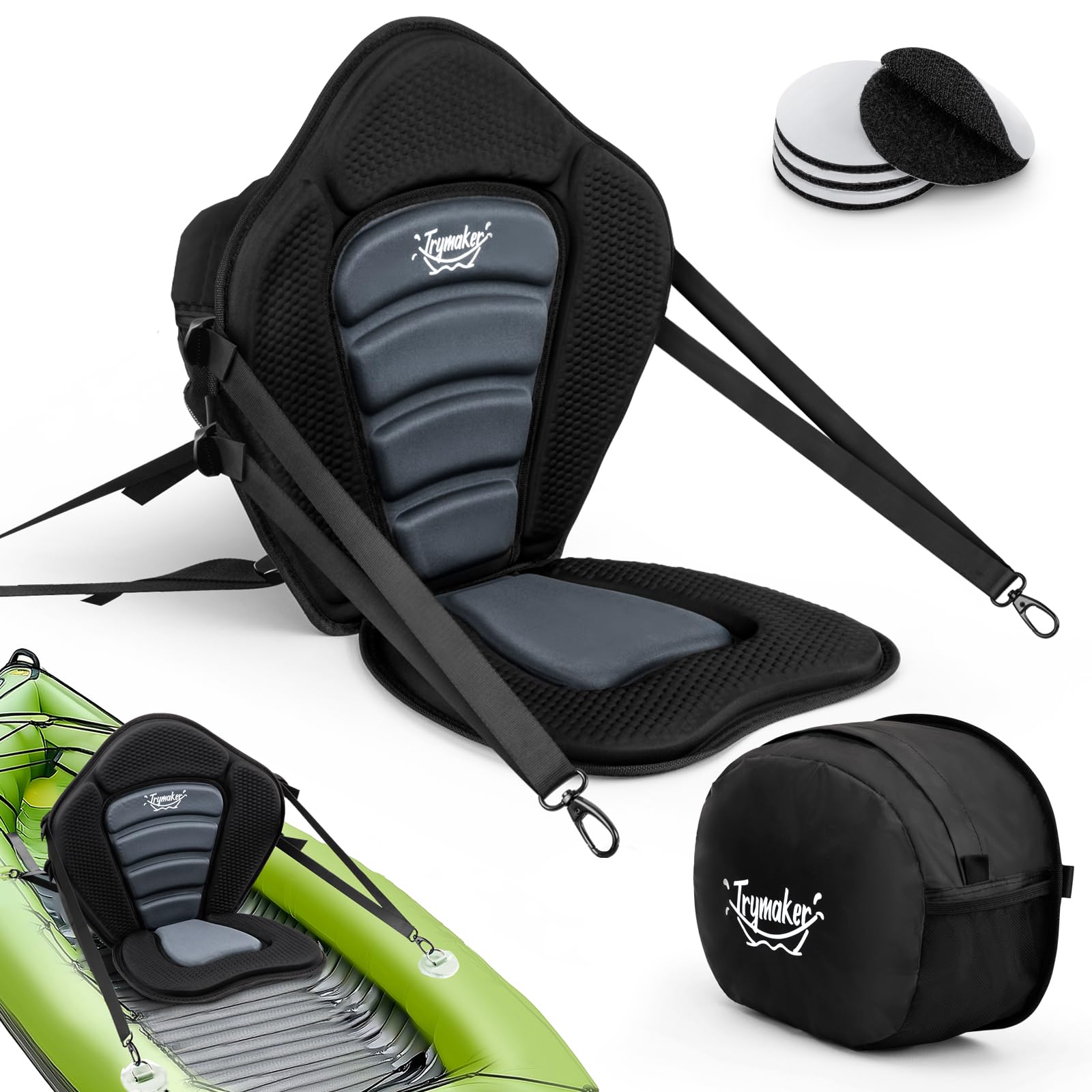 Trymaker Paddle Board Seat, Universal Kayak Seats for Paddleboard, Adjustable Sup Seat Paddle Board Seat