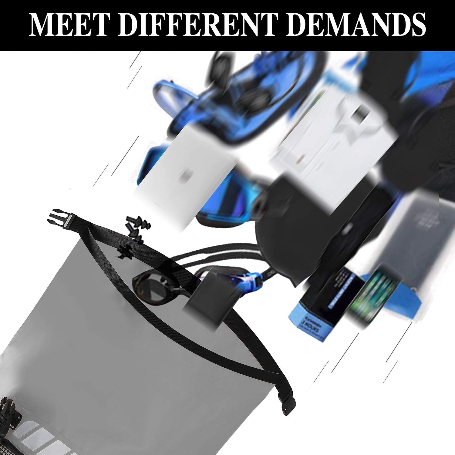 IDRYBAG Waterproof Backpack for Men 25L/45L, Dry Bags Waterproof Bag Kayak, Waterproof Dry Bag Backpack Hiking