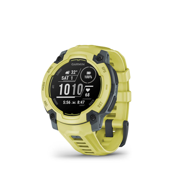 Garmin Instinct E GPS 45mm Smartwatch, Rugged watch with essential smart features, Built-in Sports Apps, Supertough Design Features, up to 16 days Battery Life, Electric Lime