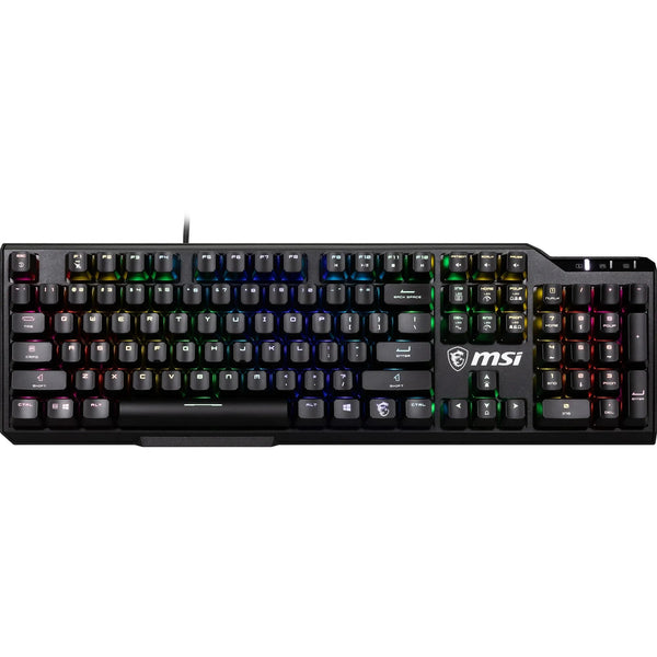 MSI Vigor GK71 Sonic Mechanical Gaming Keyboard (UK Layout) - MSI Sonic Red Switches (Linear), Ergonomic Keycaps, Anti-slip Base, Per-key RGB Mystic Light, USB 2.0 - Full-Sized