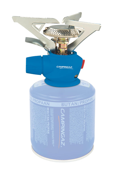Campingaz Twister Plus Gas Stove | 1-burner camping stove for outdoor backpacking or festivals | Single burner | powerful output 2600 watts | carrybag included | runs off CV 470 gas cartridge