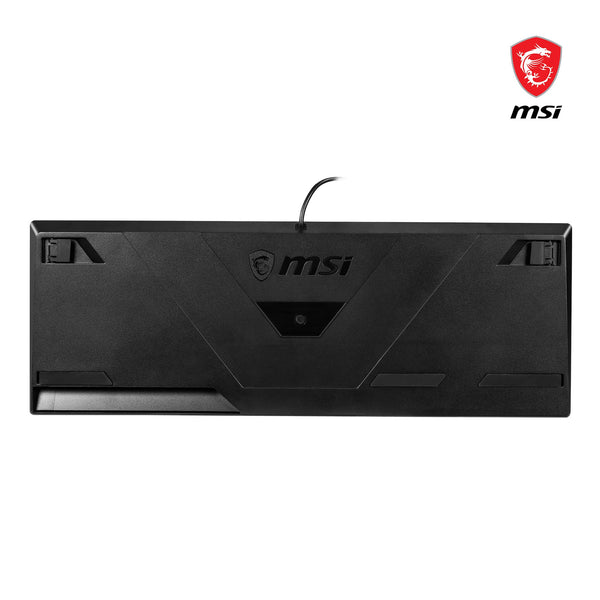 MSI Vigor GK71 Sonic Mechanical Gaming Keyboard (UK Layout) - MSI Sonic Red Switches (Linear), Ergonomic Keycaps, Anti-slip Base, Per-key RGB Mystic Light, USB 2.0 - Full-Sized