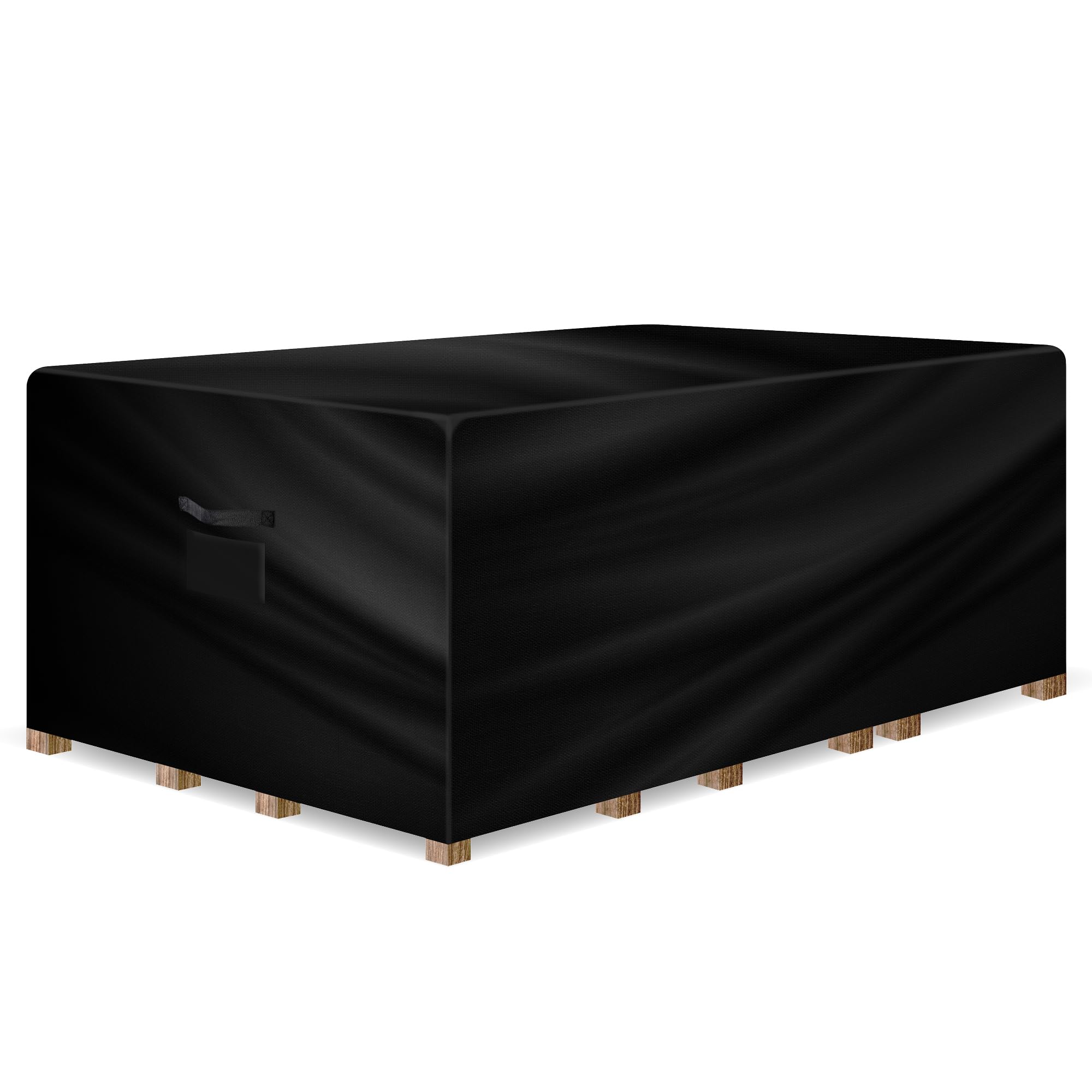 Gracious Gardens Rectangular Garden Furniture Covers Waterproof 280x204x106cm, Oxford Fabric Outdoor Table, Patio & Rattan Garden Furniture Covers,