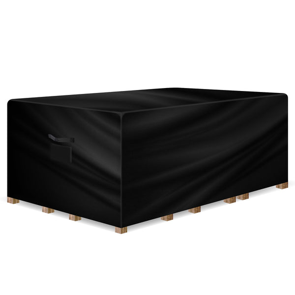 Gracious Gardens Rectangular Garden Furniture Covers Waterproof 300x250x100cm, Oxford Fabric Outdoor Table, Patio & Rattan Garden Furniture Covers,