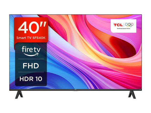 TCL 32SF540K 32-inch FHD Smart Television - HDR & HLG-Dolby Audio-DTS Virtual X/DTS-HD-Metal Bezel-less-Dual-band Wifi 5-with Fire OS 7 system