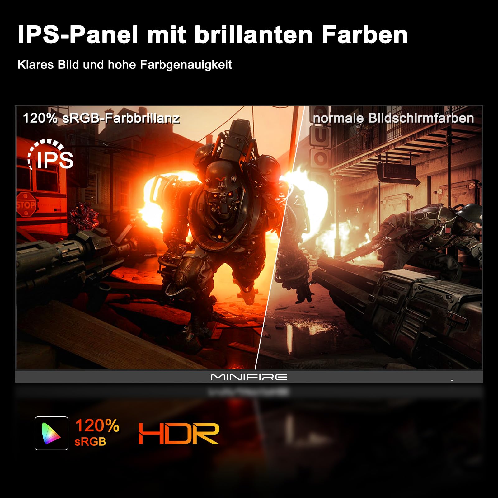 Minifire 27 Inch Gaming Monitor, 180Hz, Curved Gaming Monitor, Built in Speaker, Crosshair, 1Ms, sRGB130%, FHD 1080P Computer Screen, VESA Compatible, Eye Care Adaptive Sync HDMI＆DP Prots （MFG27C1 ）