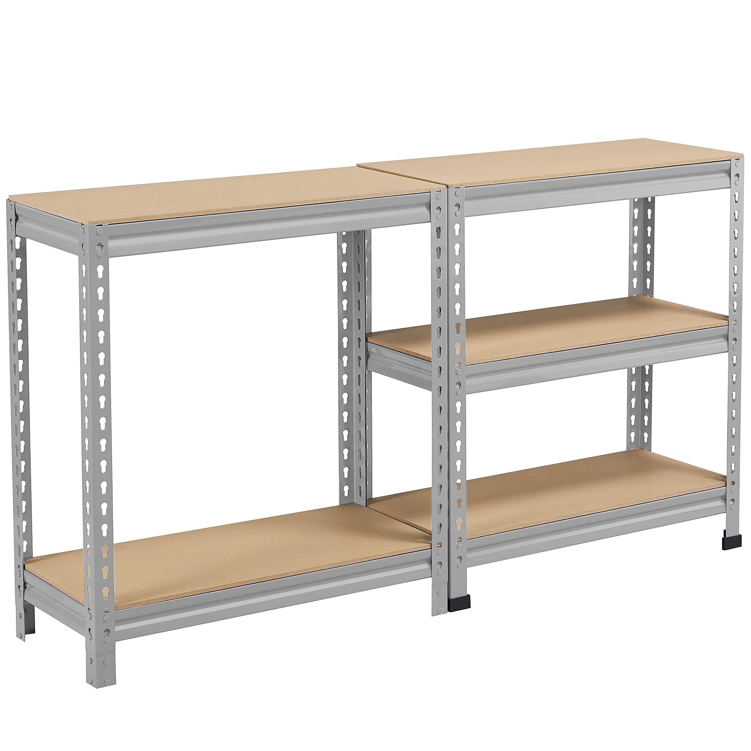 Yaheetech 5 Tier Garage Shelving Units, Heavy Duty Racking shelves, 150KG Per Shelf/750KG Capacity, 70cmx30cmx150cm（LxWxH,Dark Gray