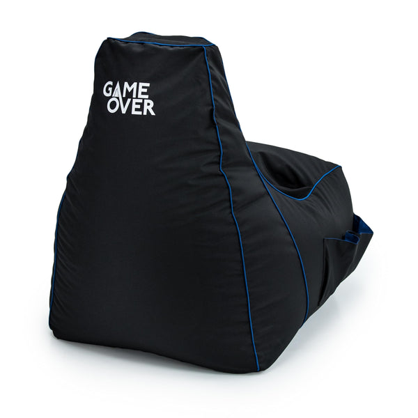 Game Over Lich Blade Video Gaming Bean Bag Chair | Indoor Living Room | Side Pockets for Controllers | Headset Holder | Ergonomic Design for the Dedicated Gamer