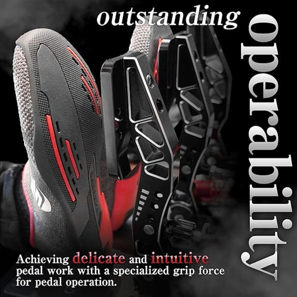 ＳＴＲＡＳＳＥ STRASSE SIM Driving Shoes Racing Shoes Gaming Shoes Grip Comfortable Pedal Work Hankon Steering Wheel Controller Cockpit Racing Game Gran Turismo PS4 PS7 Prestige Red