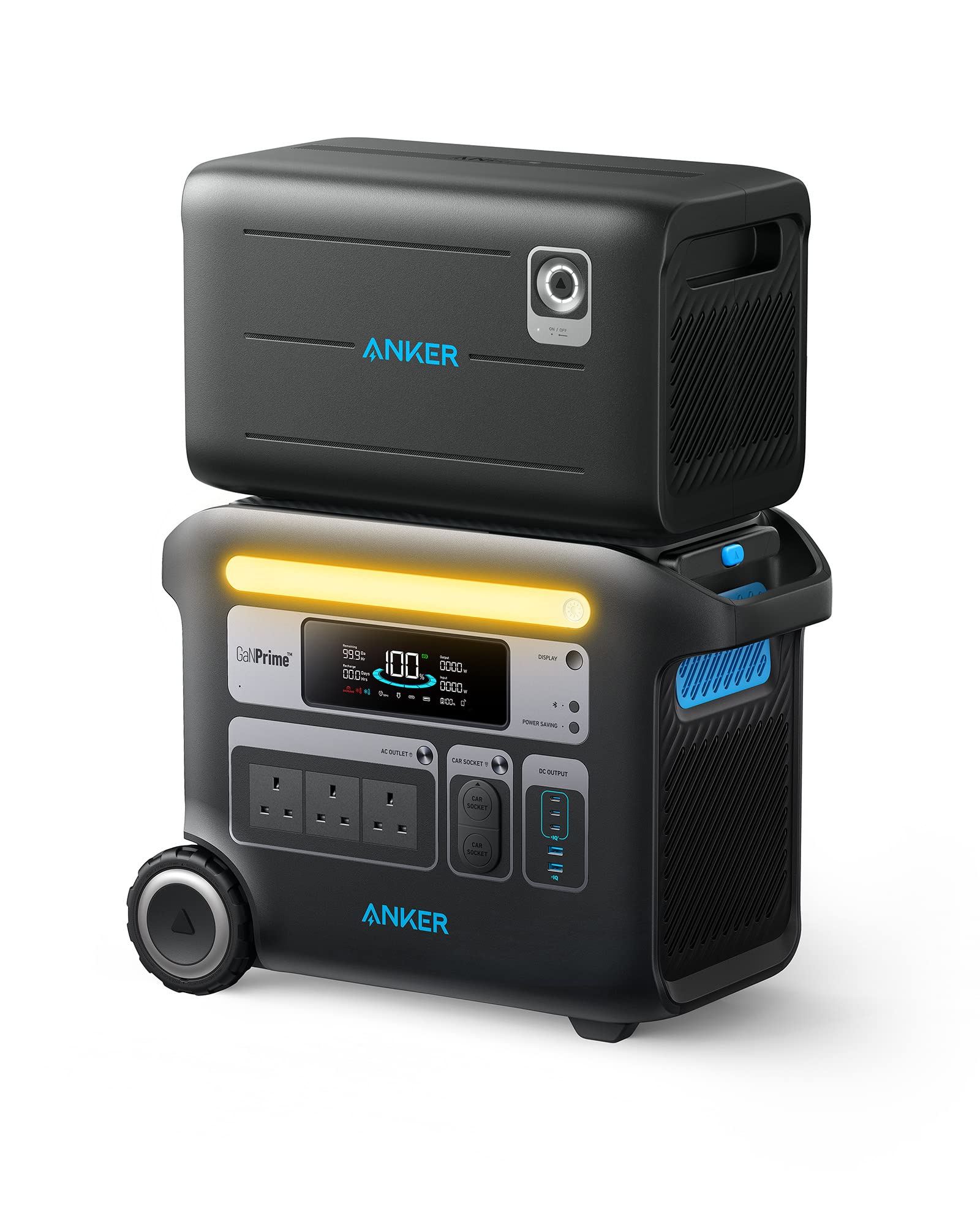 Anker SOLIX F2000 Portable Power Station, PowerHouse 767, 2400W Solar Generator, GaNPrime Battery Generators for Home Use, LiFePO4 Power Station for Outdoor Camping, and RVs (Solar Panel Optional)