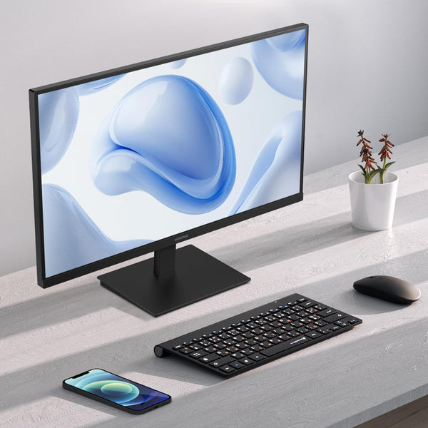 KOORUI E2711F 27 Inch FHD Monitor, Gaming 100Hz, IPS Computer Monitors, 1080P Pc Screen, Adaptive Sync, 5ms, VESA 100x100mm, Eye Care, HDMI, VGA