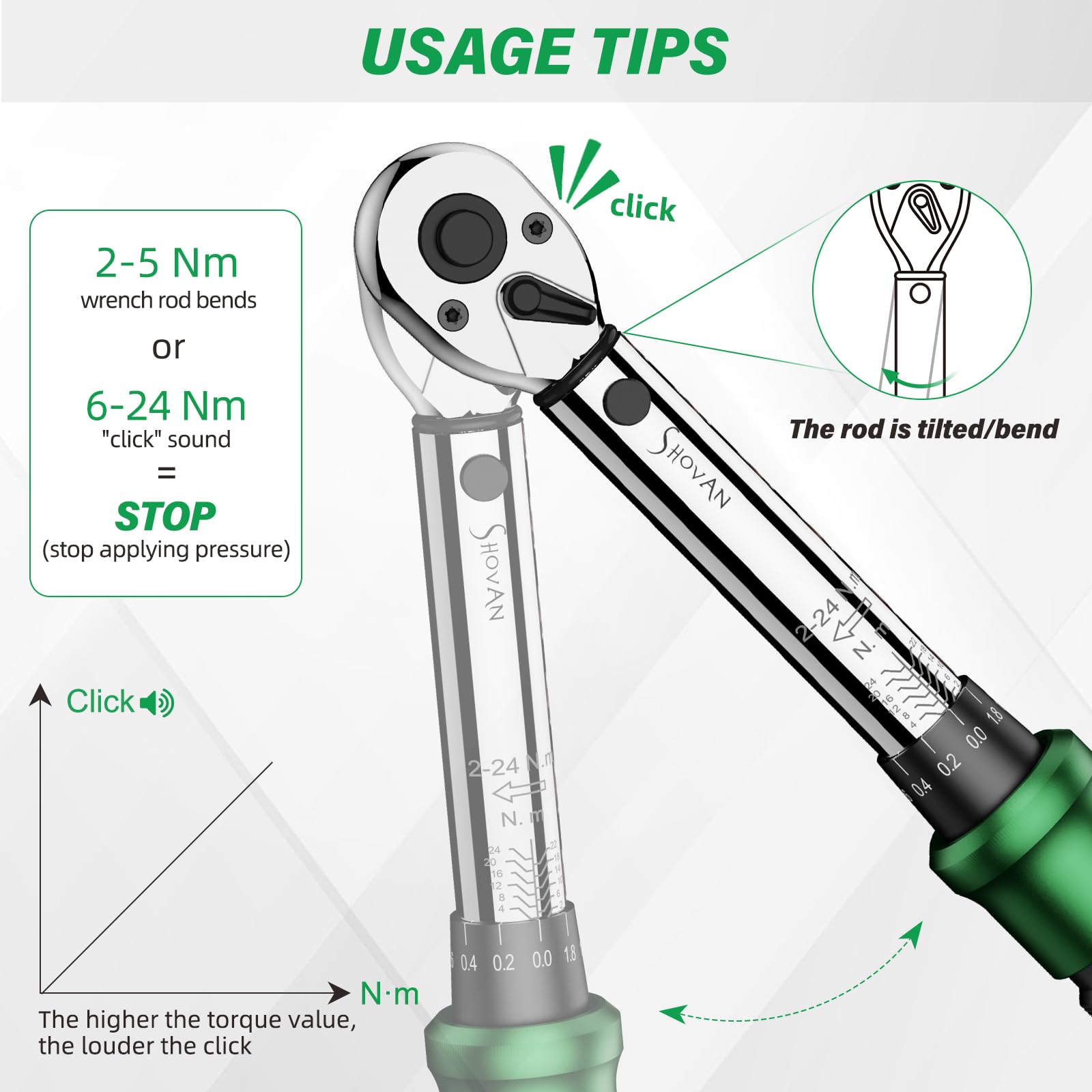 13PCS Bike Torque Wrench Set 3-25 Nm, Small Torque Wrench 1/4 Drive, Dual-Direction Adjustable 72 Teeth, ±3% Accuracy, with Extension Bar, Socket Bits (Hex & Torx), for Mountain Bike, Bicycle Repair
