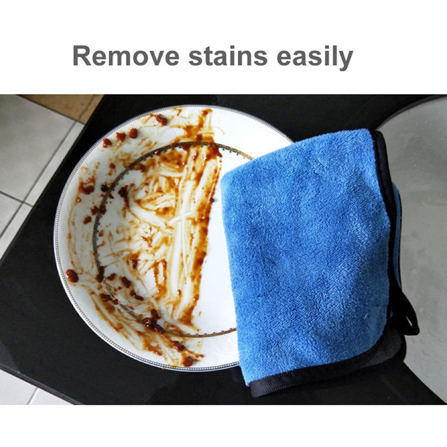 VAIYNWOM Set of 6 Car Cleaning Microfibre Cloths, Absorbent Microfibre Towel Polishing Cloth Gentle on Paint, Lint-Free for Household and Cleaning Car Motorcycle, 30x40cm (Yellow & Gray)