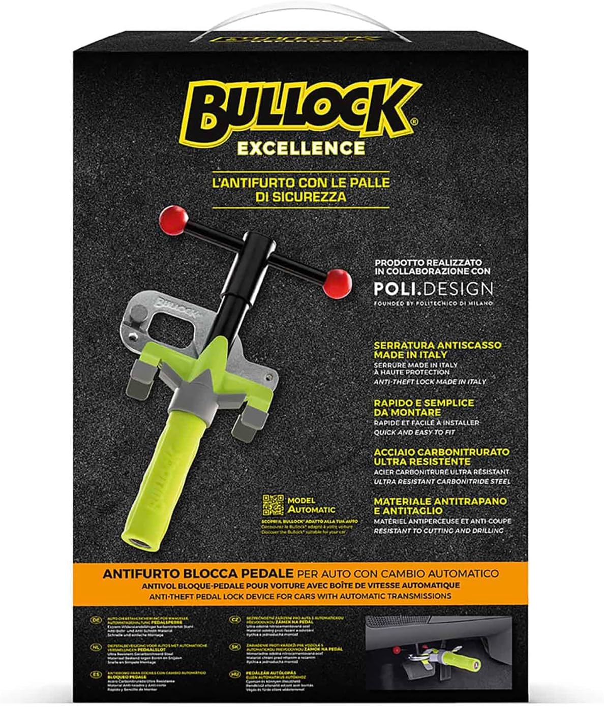 Bullock 146143 Automatico Excellence Automatic Shift Lock, Lemon Tree