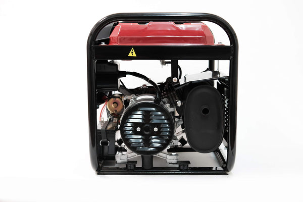 T-MAX Portable Petrol Generator 6000-WE ~ 3.0 KVA 8HP ~ Quiet Power Electric Key Start (Electric Key Start/Recoil Start)