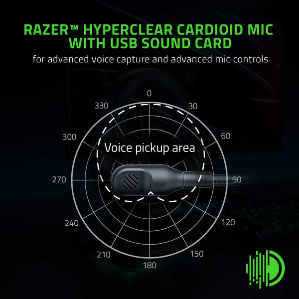 Razer BlackShark V2 Pro (2023) for PC - Premium Wireless E-Sports Headset (HyperClear Super Wideband Mic, TriForce Titanium 50 mm Driver, Bluetooth, Up to 70hrs Battery) White