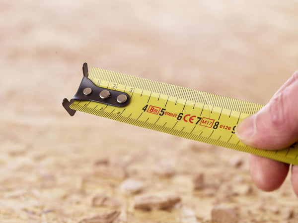 STANLEY Tape Measure Blade Armor 8 M Metric Shock Resistant with Mylar Coating and Cushion Grip 0-33-728