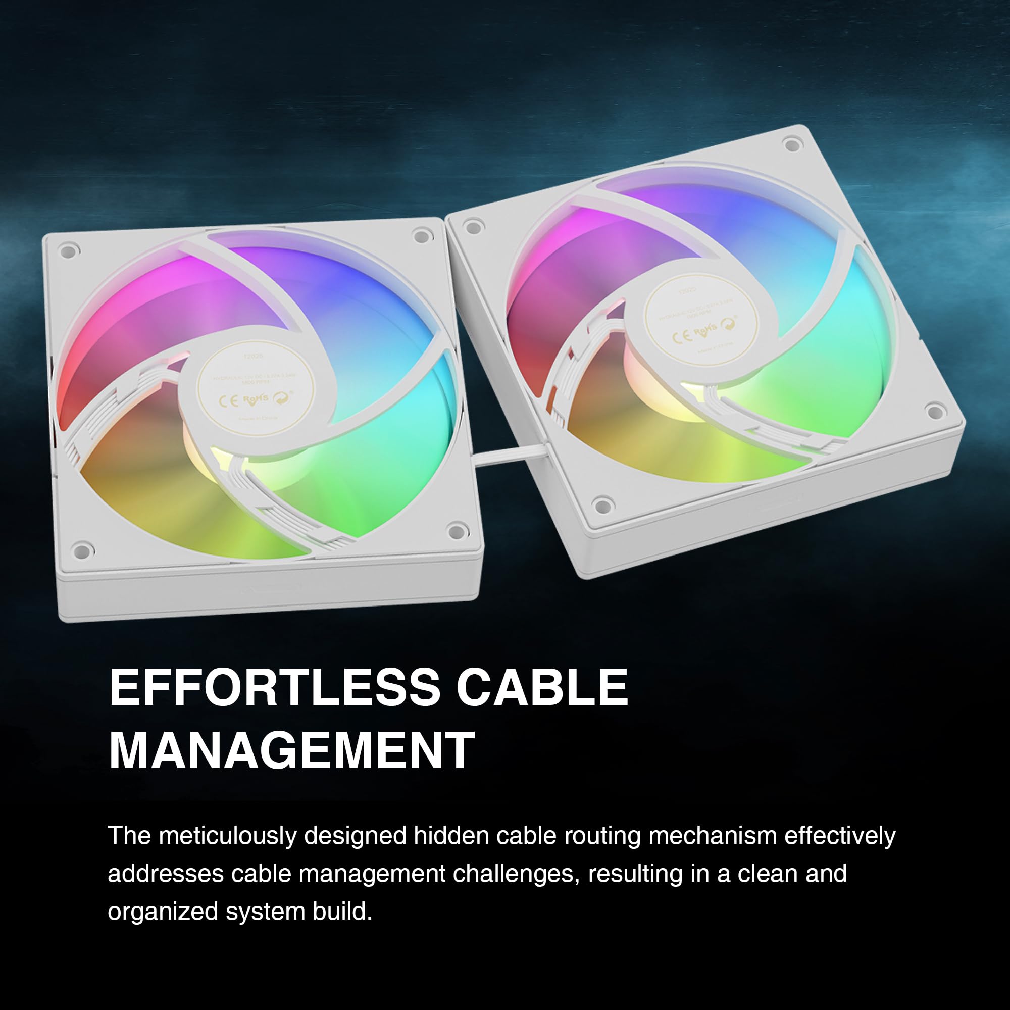 GAMDIAS CHIONE E4 240mm AIO Liquid CPU Cooler, Real-Time Digital Display Patented PWM Pump, 2 x 120mm Easy Cable Management Daisy Chained Fans w/ ARGB Sync, Intel LGA 1851/1700/1200；AMD AM5/AM4, Black