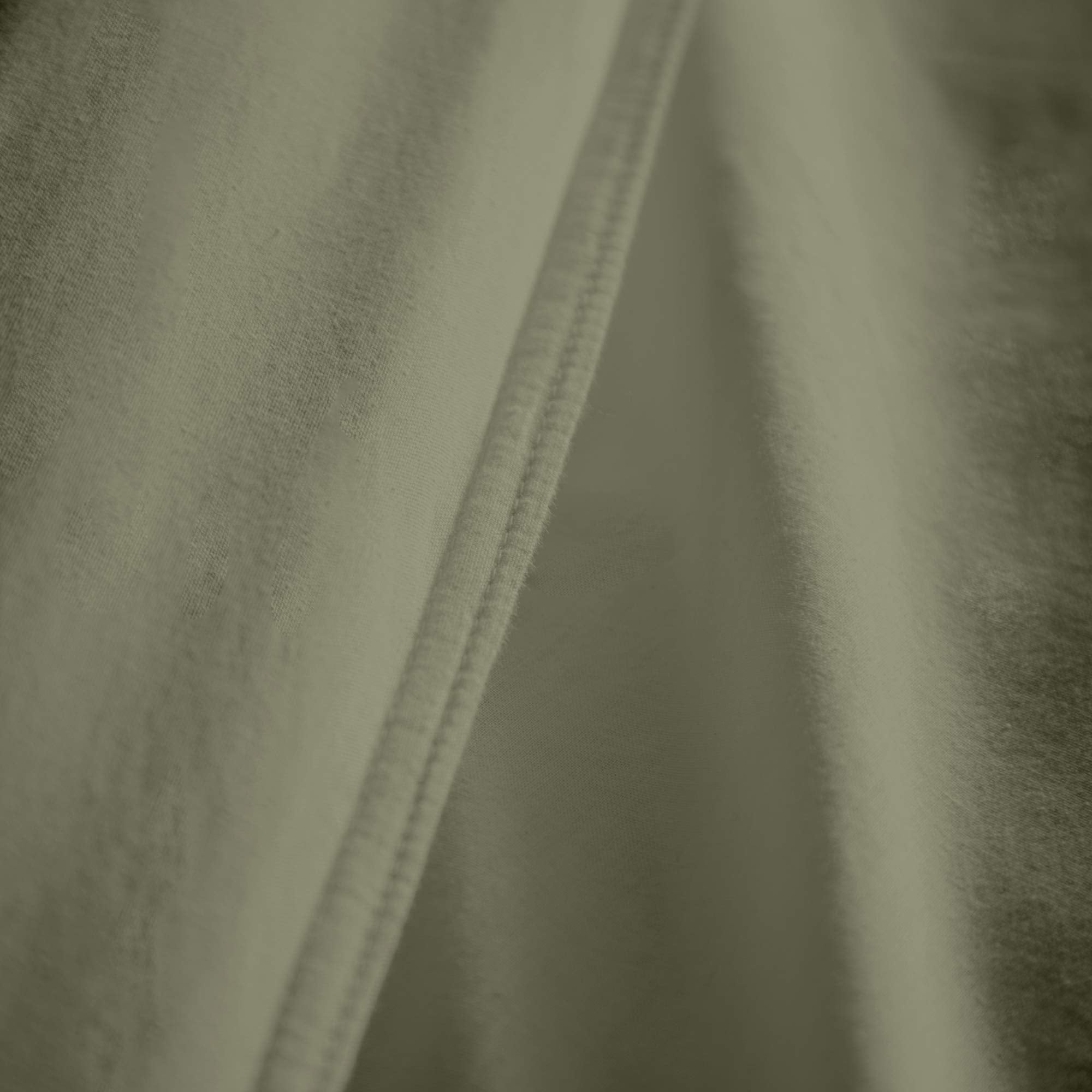 Appletree - Dark Green Duvet Cover Sets - Super King Bedding Size (260 x 220cm) - Green Khaki Duvet Cover Bedding - Soft & Luxury 100% Cotton Bed Set