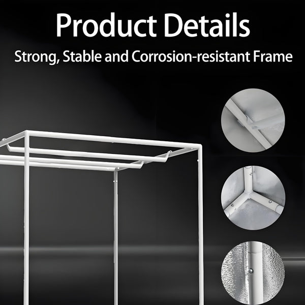 SunStream Hydroponic Grow Tent 32"x32"x64"(80x80x160cm) for Indoor Seedling Plant Growing, Water-Resistant LightProof 2.6x2.6 FT Small Mushroom Indoor