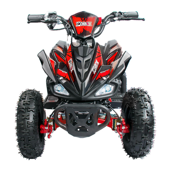 Zorax 36V 1000W Yellow 6'' Tyre Battery Powered Kids Mini ATV Quad Bike (Foot Brake - 3 Speeds - LED Light - Forward/Neutral/Reverse - CE Approved - MAX Capacity: 65KGS) Children's Electric Ride on