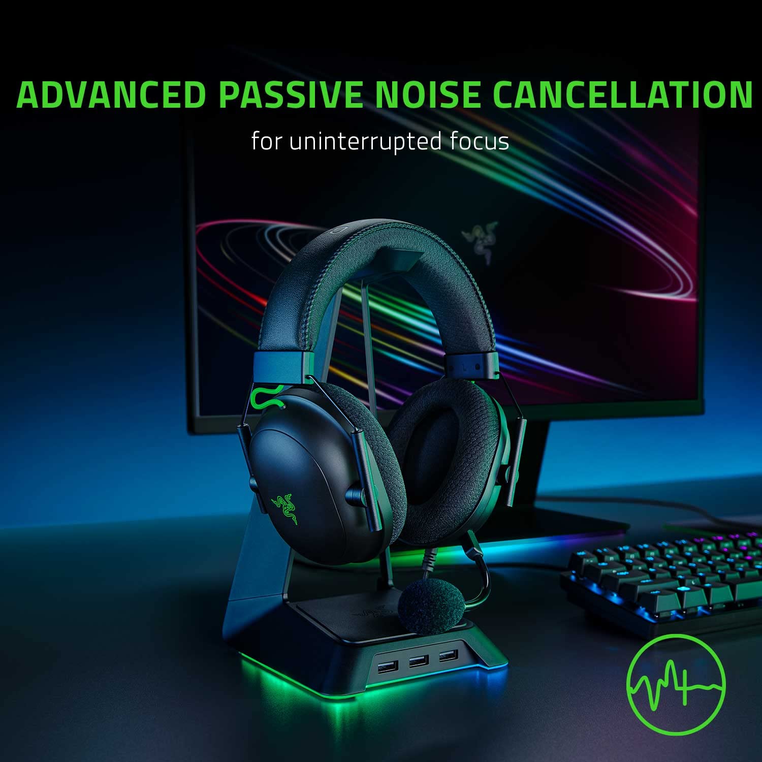 Razer BlackShark V2 Pro (2023) for PC - Premium Wireless E-Sports Headset (HyperClear Super Wideband Mic, TriForce Titanium 50 mm Driver, Bluetooth, Up to 70hrs Battery) White