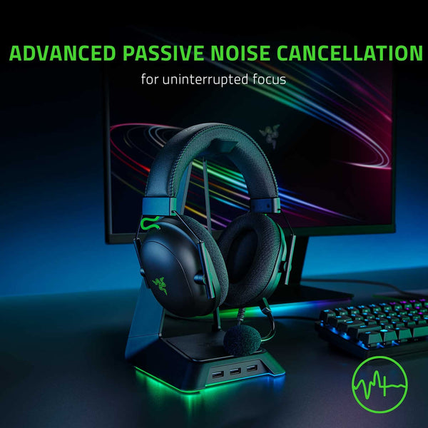 Razer BlackShark V2 Pro (2023) for PC - Premium Wireless E-Sports Headset (HyperClear Super Wideband Mic, TriForce Titanium 50 mm Driver, Bluetooth, Up to 70hrs Battery) White