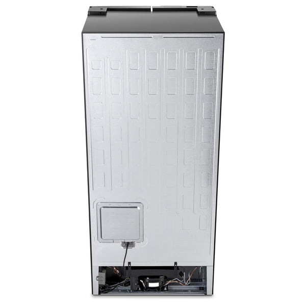 Fridgemaster MS83430EB Freestanding Slim American Side by side Door Fridge Freezer 441L, Total No Frost, Inverter compressor, Black, 83.2x178.0cm, Energy Rating E