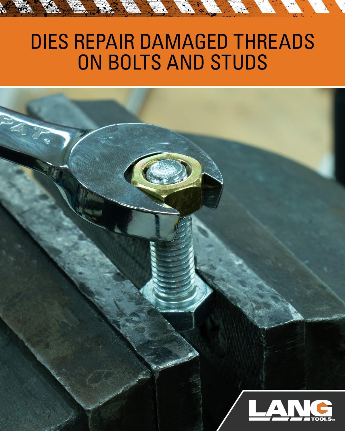 Lang Tools 2584 15-Piece Metric Thread Restorer Set, Black, Gray