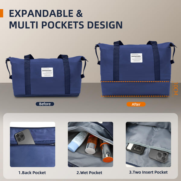 SHOWKOO Suitcase Large 28-Inch Expandable PC+ABS Hard Shell Travel Luggage Lightweight Durable High Capacity with Double Spinner Wheels TSA Lock, 28" Green