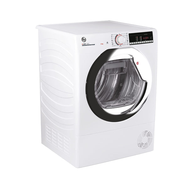 Hoover H-DRY 500 Heat Pump Tumble Dryer, 9 Kg, Class A++, Wi-Fi + Bluetooth, Four Drying Levels, Eco-Power Inverter Motor, Advanced Care, White, 59.6x60.4x85 cm - NDE H9A2TCE-80