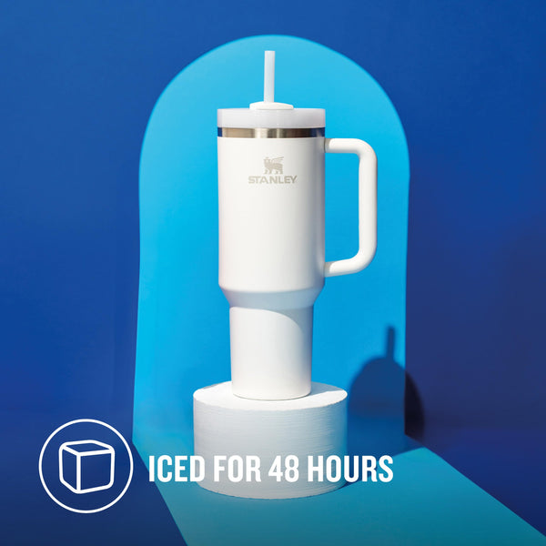 STANLEY Quencher H2.0 Flowstate Tumbler 1.2L - Cold for 11 Hours - Iced for 48 Hours - Metal Water Bottle with Straw, Handle and Lid - Dishwasher Safe - Travel Mug for Cold Drinks