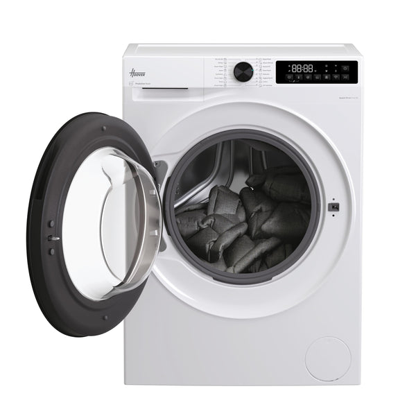 Hoover H-WASH 350 9kg Freestanding Washing Machine, 1400 RPM, A Rated, ECO-Power Inverter Motor, hOn App, 60 Programmes, Eco Doser, Power Care System, Graphite, 60x54x85 cm - H3WPS496TAMBR680