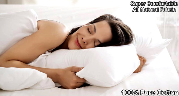 Euphoric Gifts WHITE 100% Pure Cotton (Egyptian Cotton) SUPER KING SIZE Duvet Cover Bed Set - includes duvet cover, fitted sheet & pillowcases