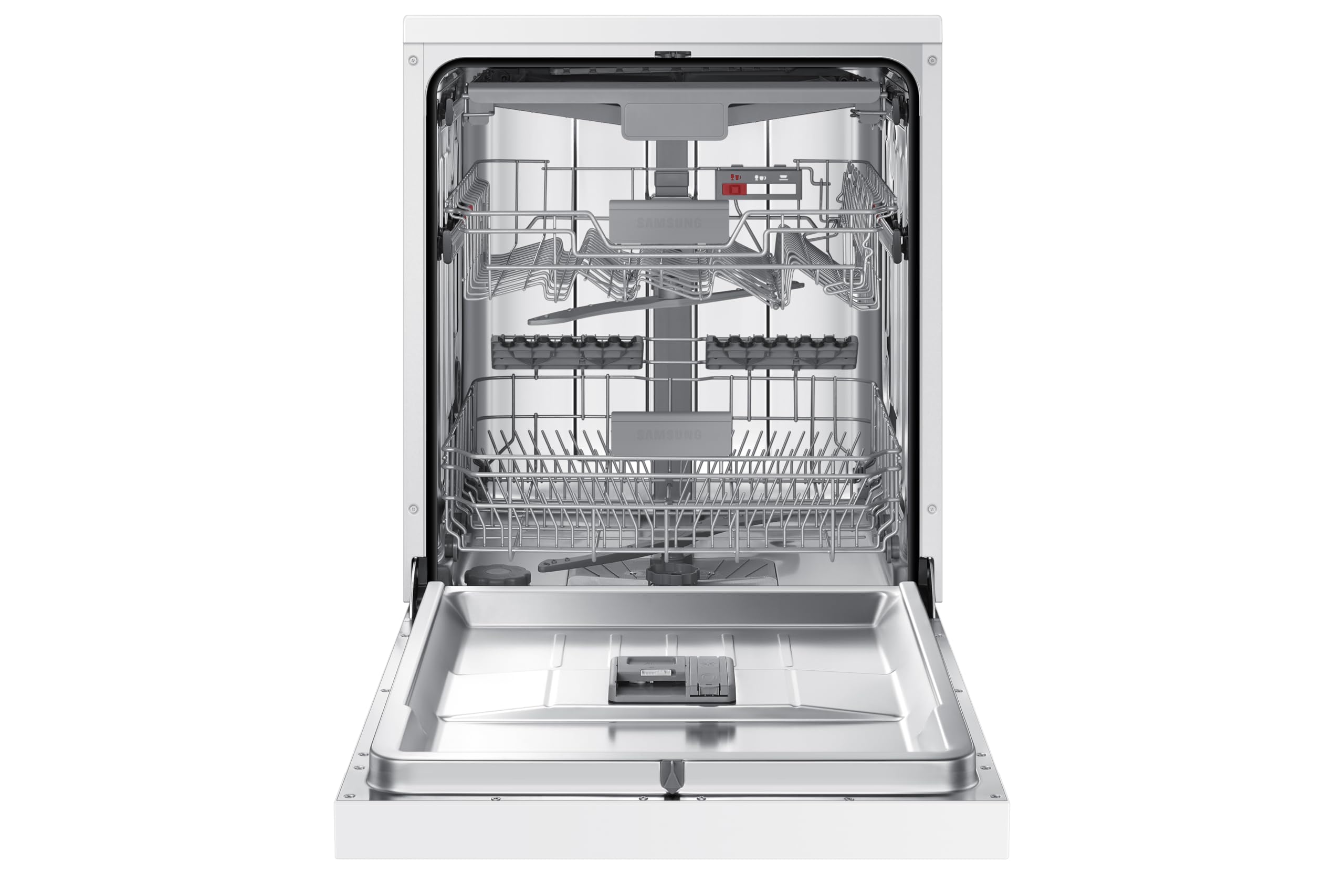 Samsung Dishwasher, Freestanding, With Auto Door, 14 Place Setting, Series 7, White, DW60CG550FWQEU