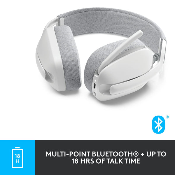 Logitech Brio 500 Full HD Webcam with Auto Light Correction, show Mode, Dual Noise Reduction Mics, Webcam Privacy Cover, Works with Microsoft Teams, Google Meet, Zoom, USB-C Cable, Streaming - White