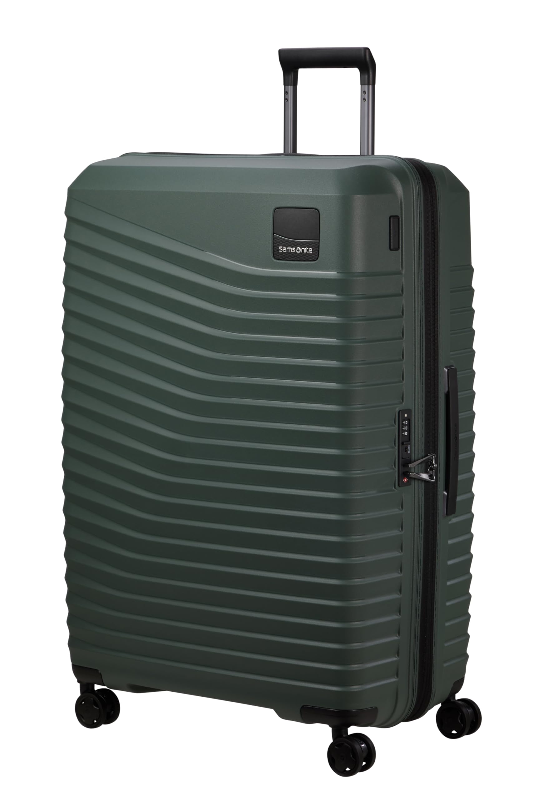 Samsonite Intuo - Spinner M, Expandable Suitcase, 69 cm, 79/87 l, Black (Black)