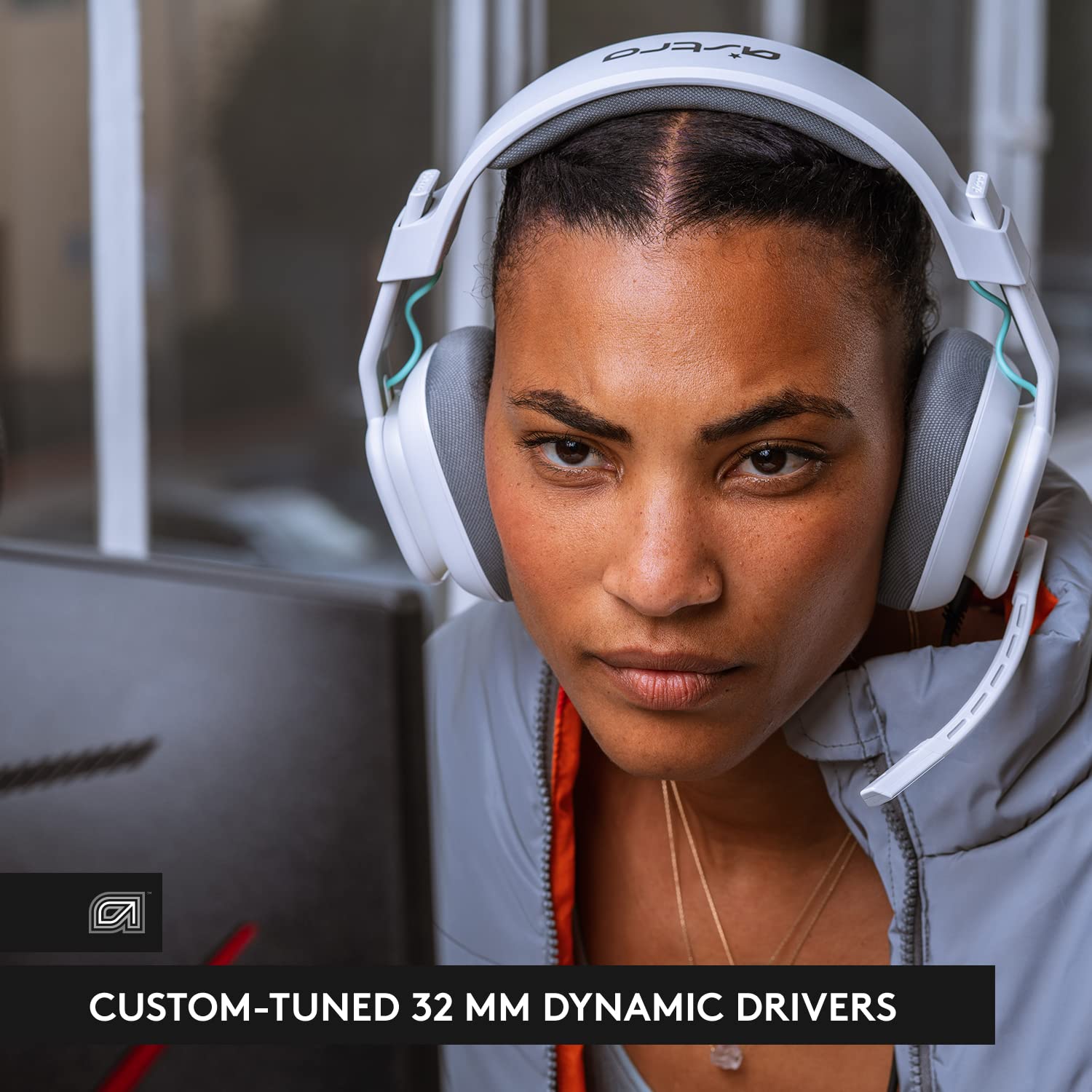 ASTRO A10 Gaming Headset Gen 2 Wired Headset, Over-ear Gaming Headphones, Lightweight & damage resistant, Flip-to-mute microphone, 32 mm drivers, Compatible with PS5, PS4, Nintendo Switch, PC - Black