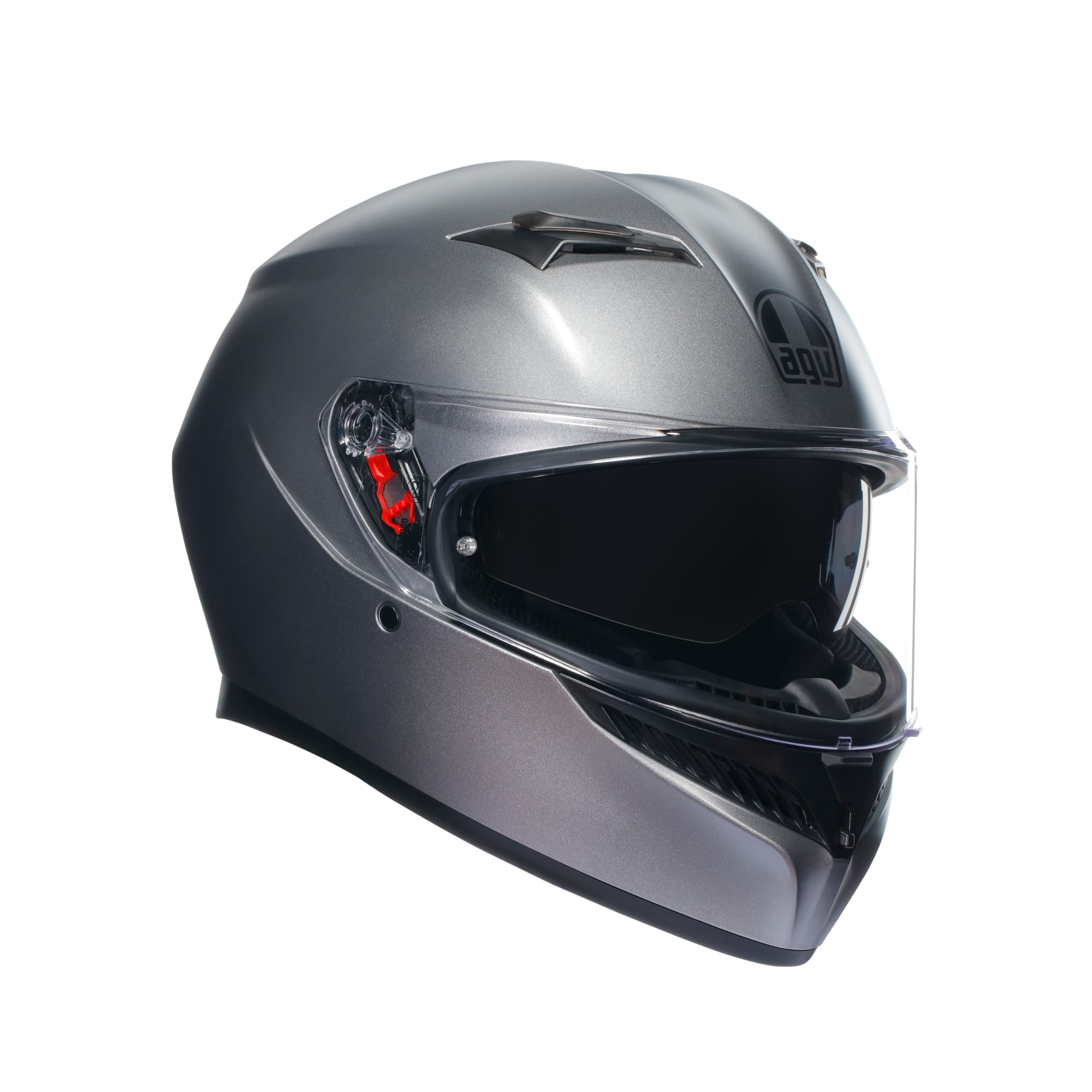 AGV K3 Full Face ECE 22.06 Motorcycle Helmet - Plain, Matt Black
